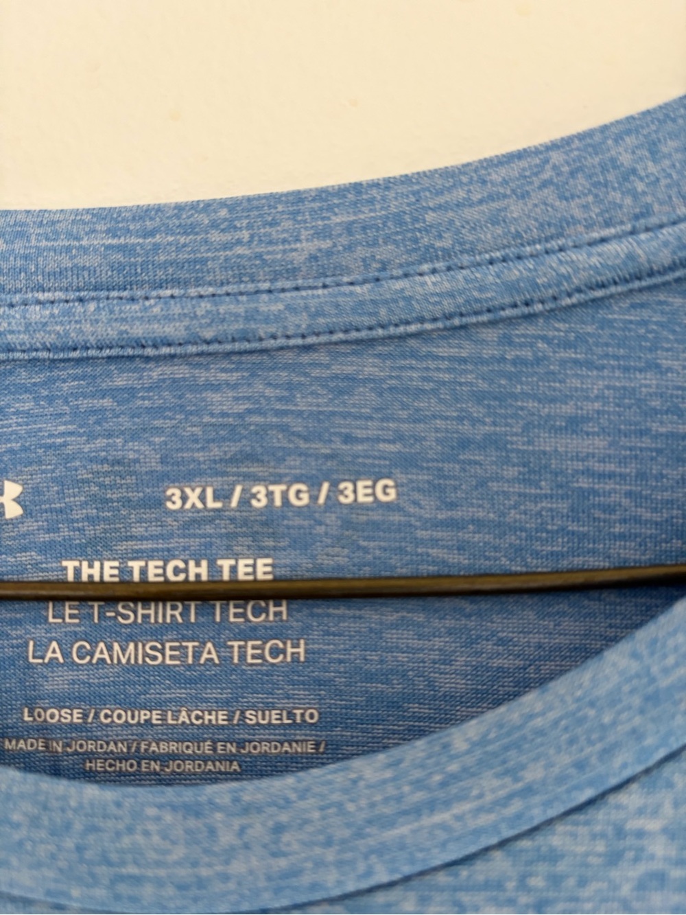 Under Armour Heather Blue Tech Tee - Picture 2 of 2